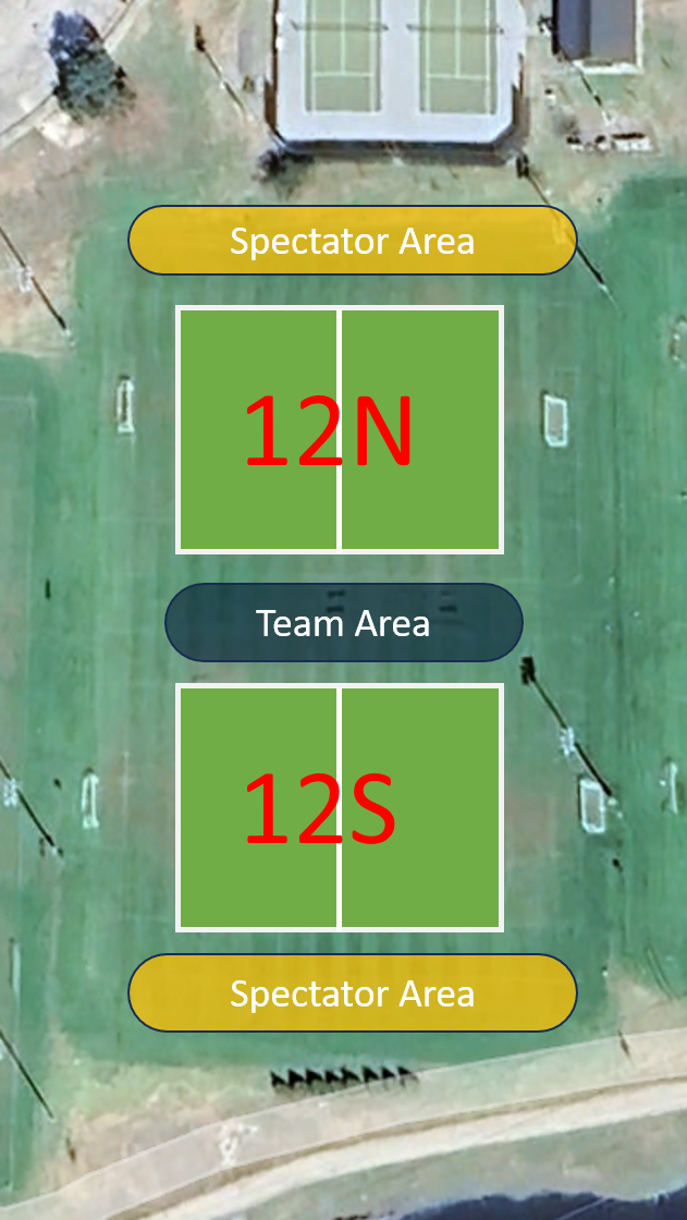 Map of Soccer Fields at Coquille Park